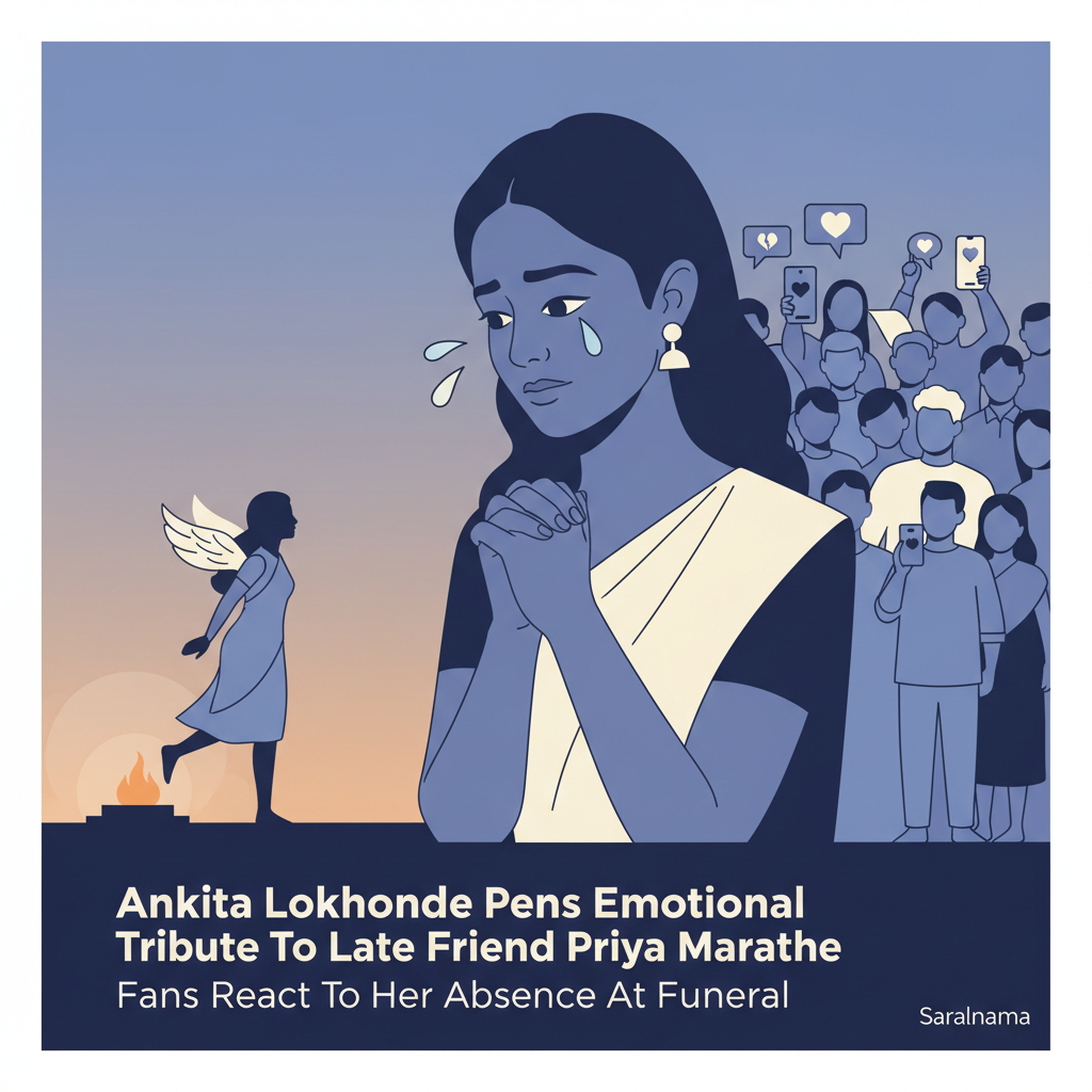 Ankita Lokhande Pens Emotional Tribute To Late Friend Priya Marathe, Fans React To Her Absence At Funeral