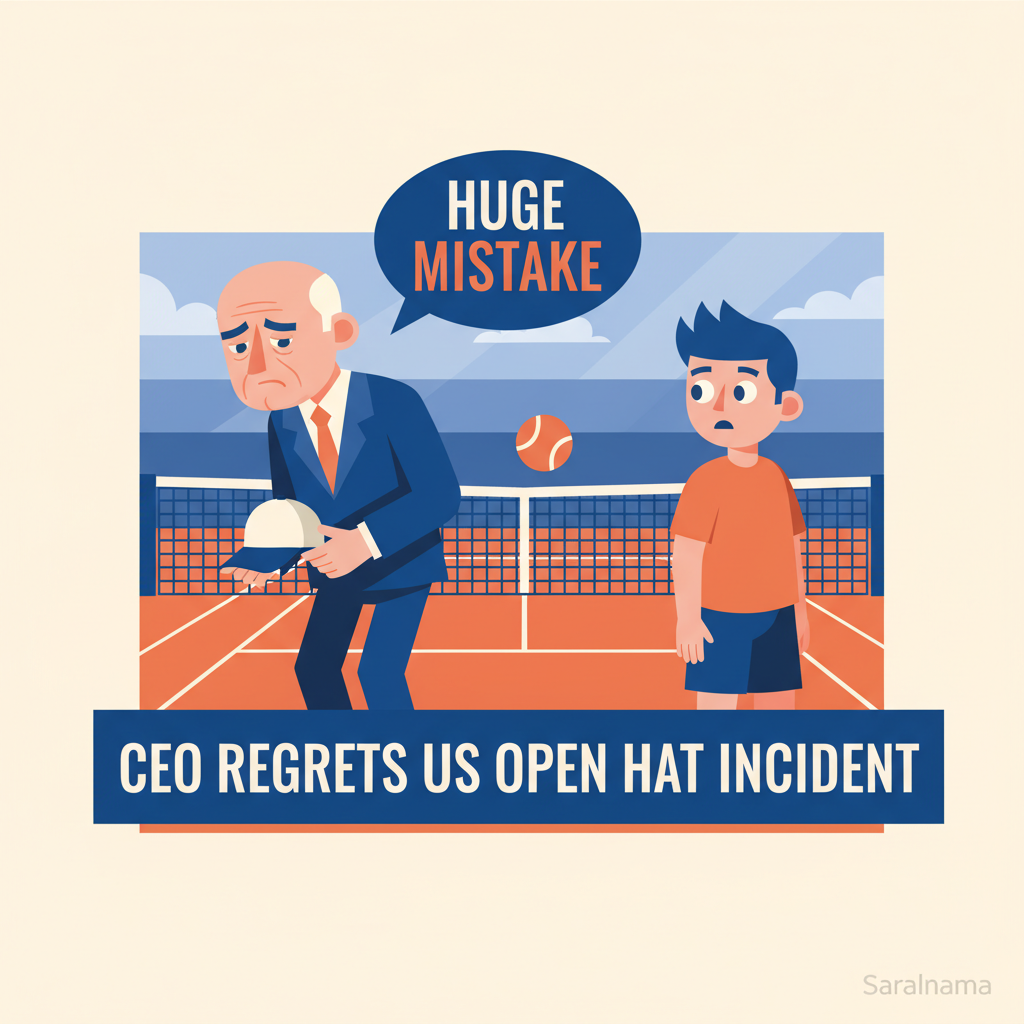 CEO who snatched boy&#x27;s hat at US Open says he made &#x27;huge mistake&#x27;