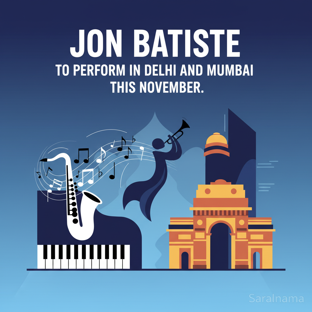 Jon Batiste to Perform in Delhi and Mumbai This November
