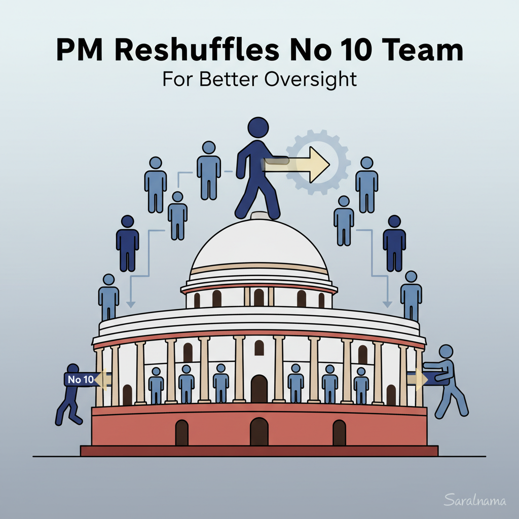 PM Reshuffles No 10 Team for Better Oversight