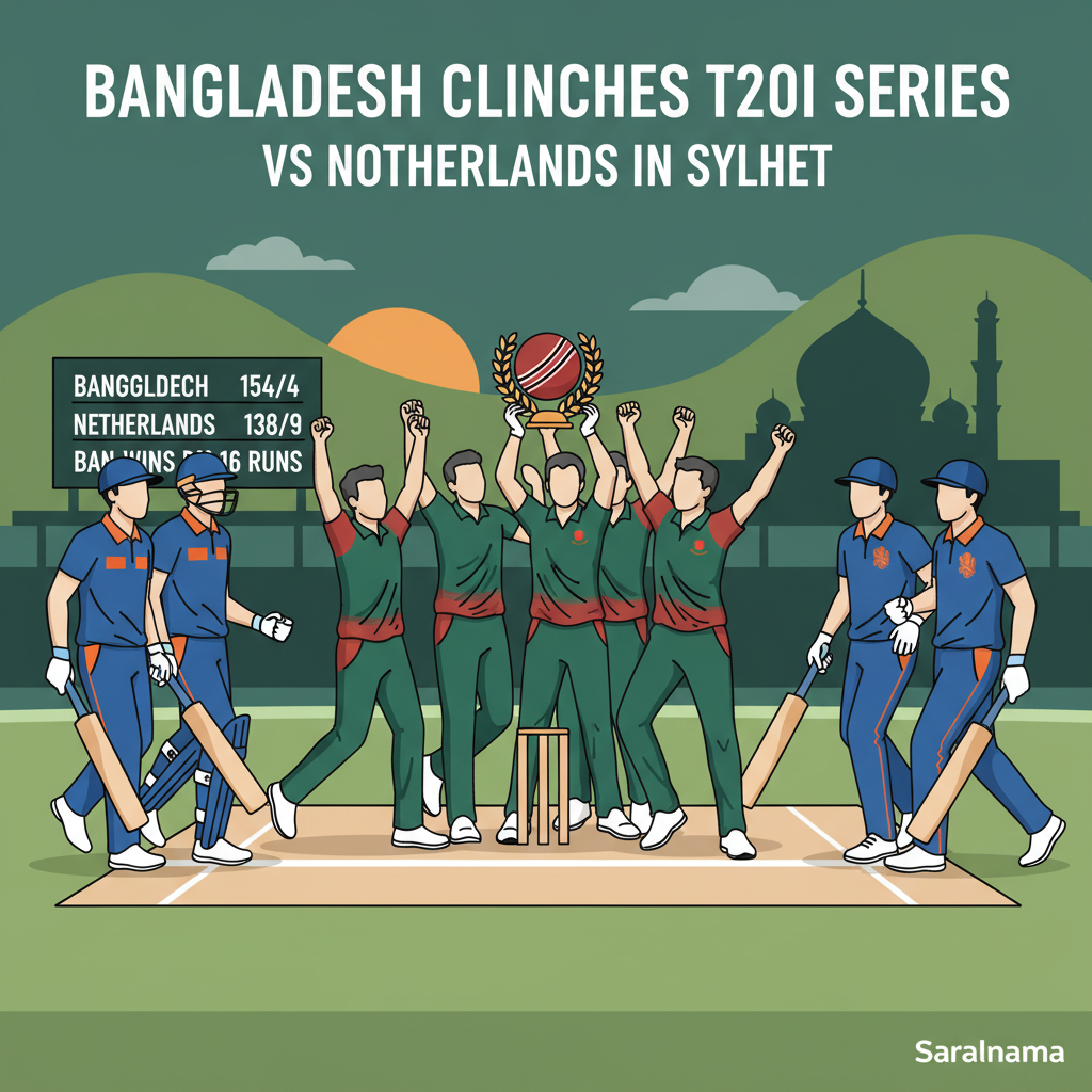 Bangladesh Clinches T20I Series Against Netherlands in Sylhet