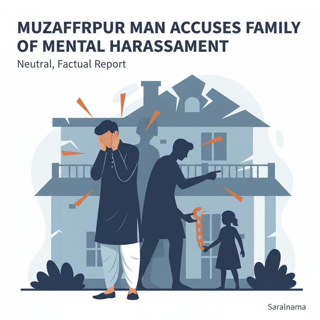 Muzaffarpur Man Accuses Family of Mental Harassment