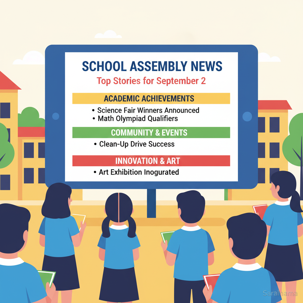 School Assembly News Headlines: Top Stories for September 2