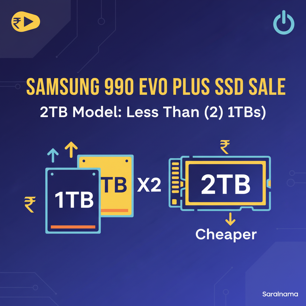 Samsung 990 EVO Plus SSD Sale: 2TB Model Cheaper Than Two 1TBs