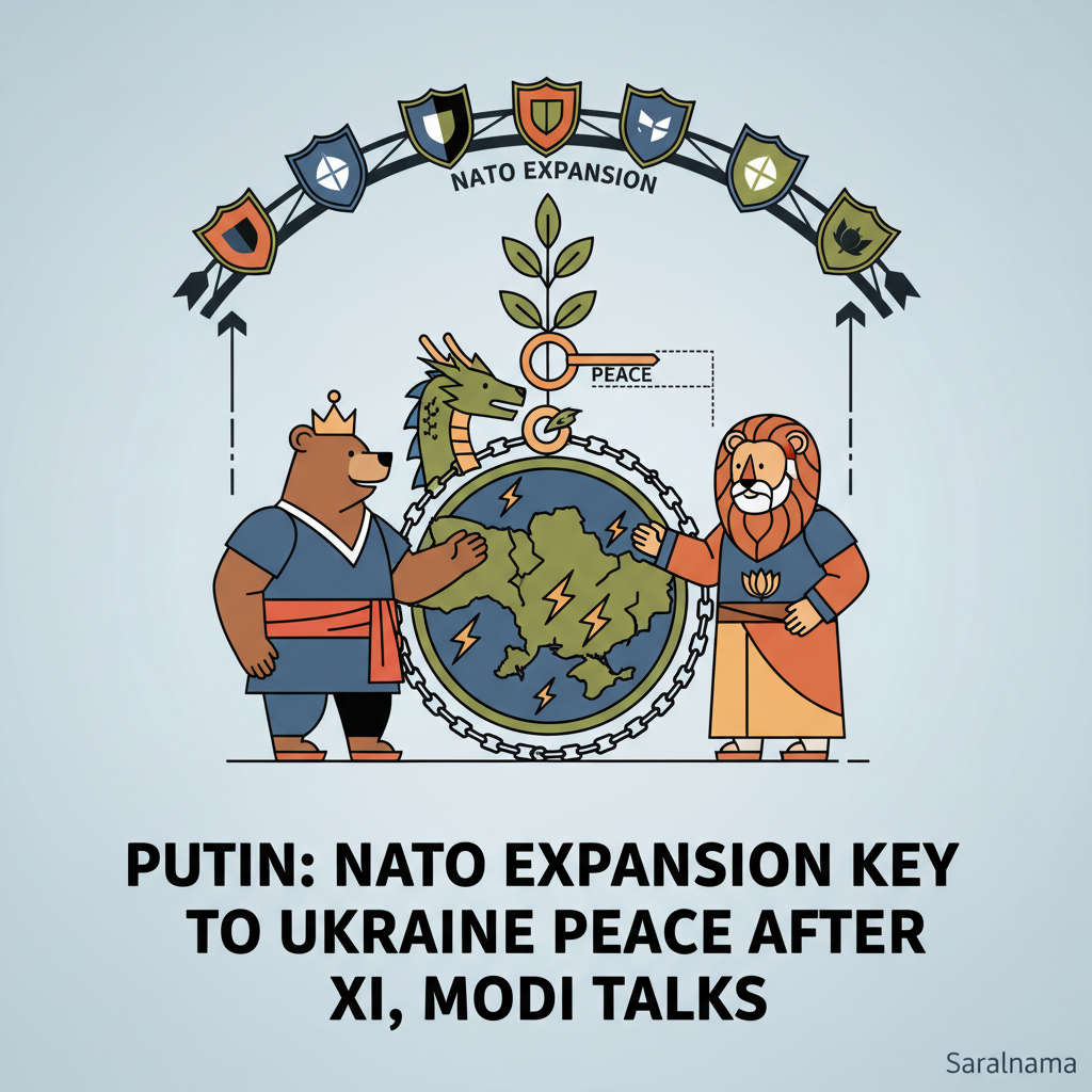Putin: NATO Expansion Key to Ukraine Peace After Xi, Modi Talks