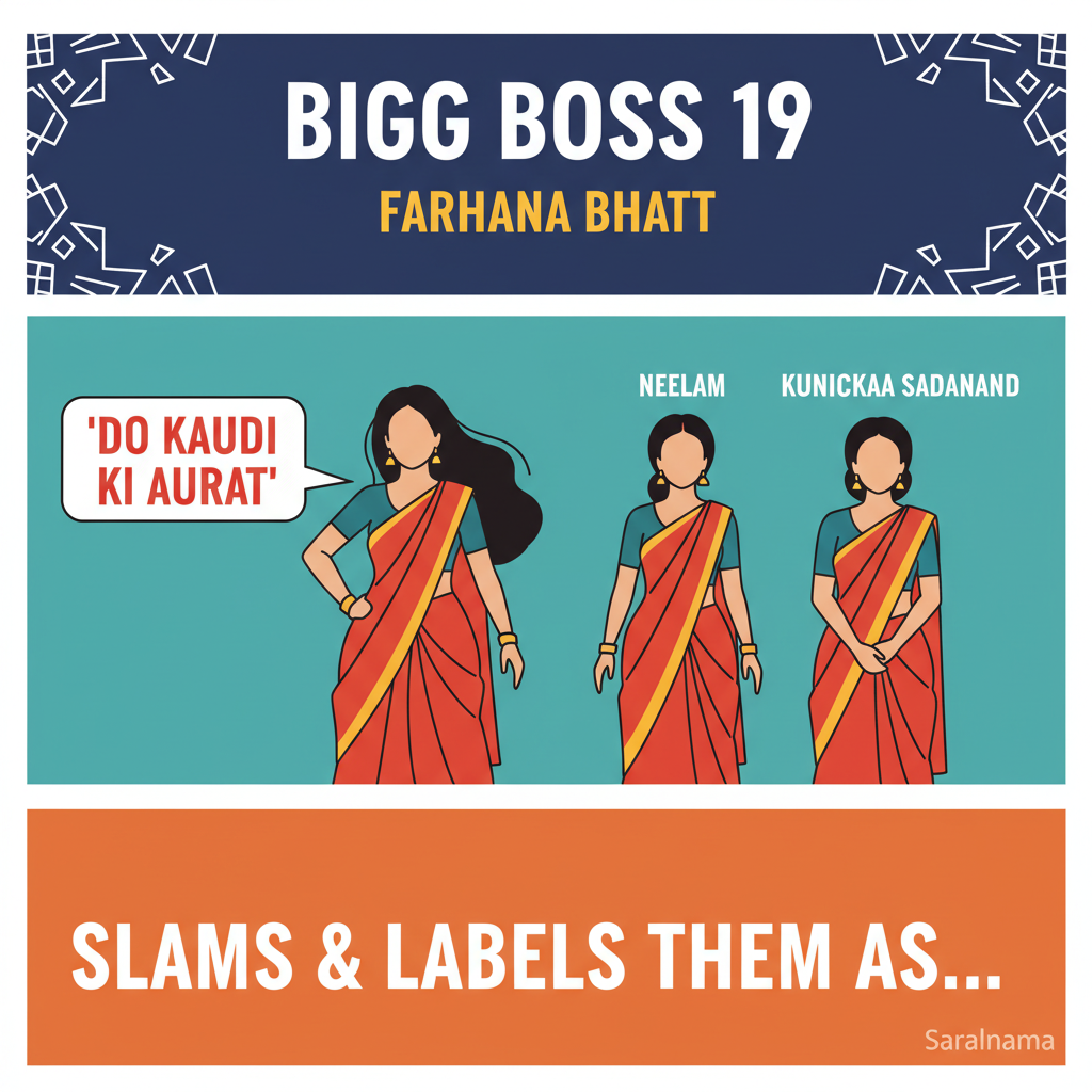 'Bigg Boss 19's Farhana Bhatt Slams Neelam, Kunickaa Sadanand, Labels Them As, 'Do Kaudi Ki Aurat'