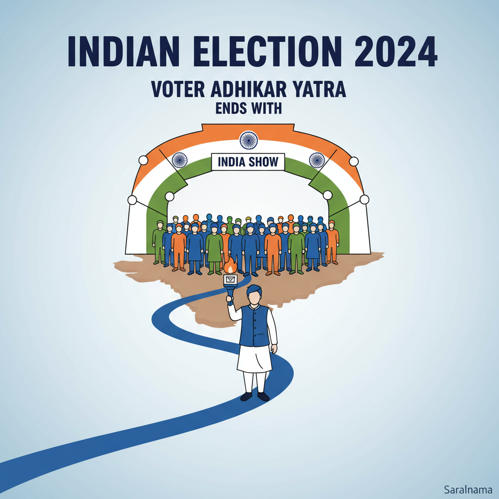 Rahul Gandhi's Voter Adhikar Yatra Ends with INDIA Show in Bihar