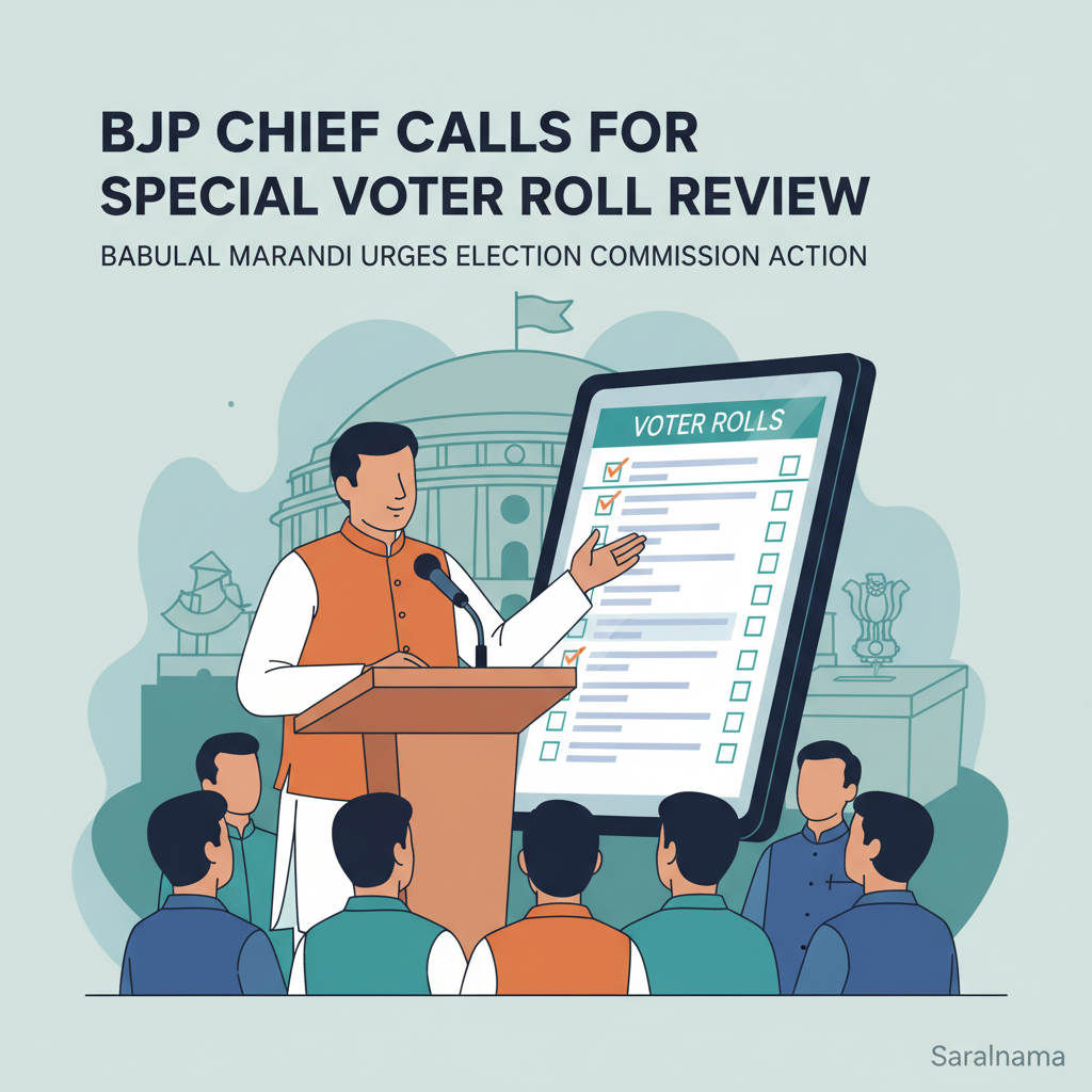 BJP Chief Babulal Marandi Calls for Special Voter Roll Review