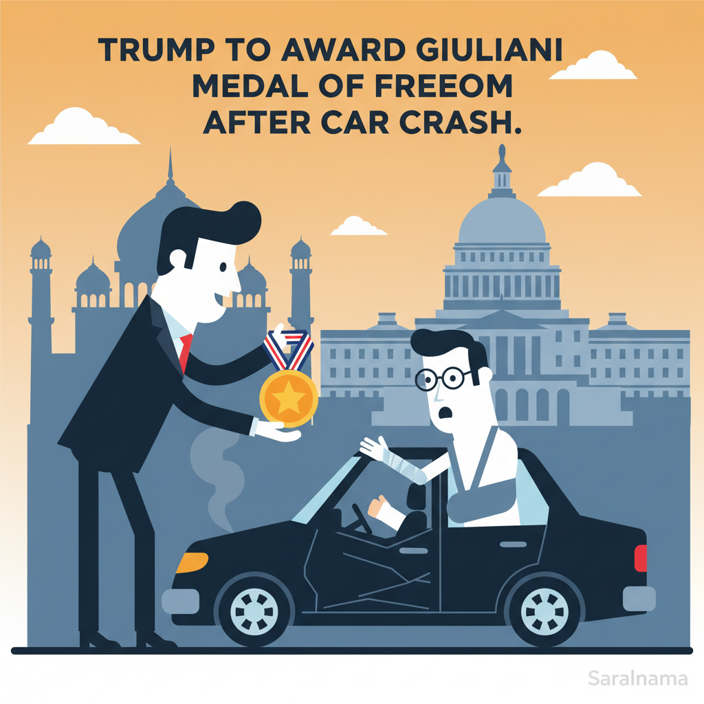 Trump to Award Giuliani Medal of Freedom After Car Crash
