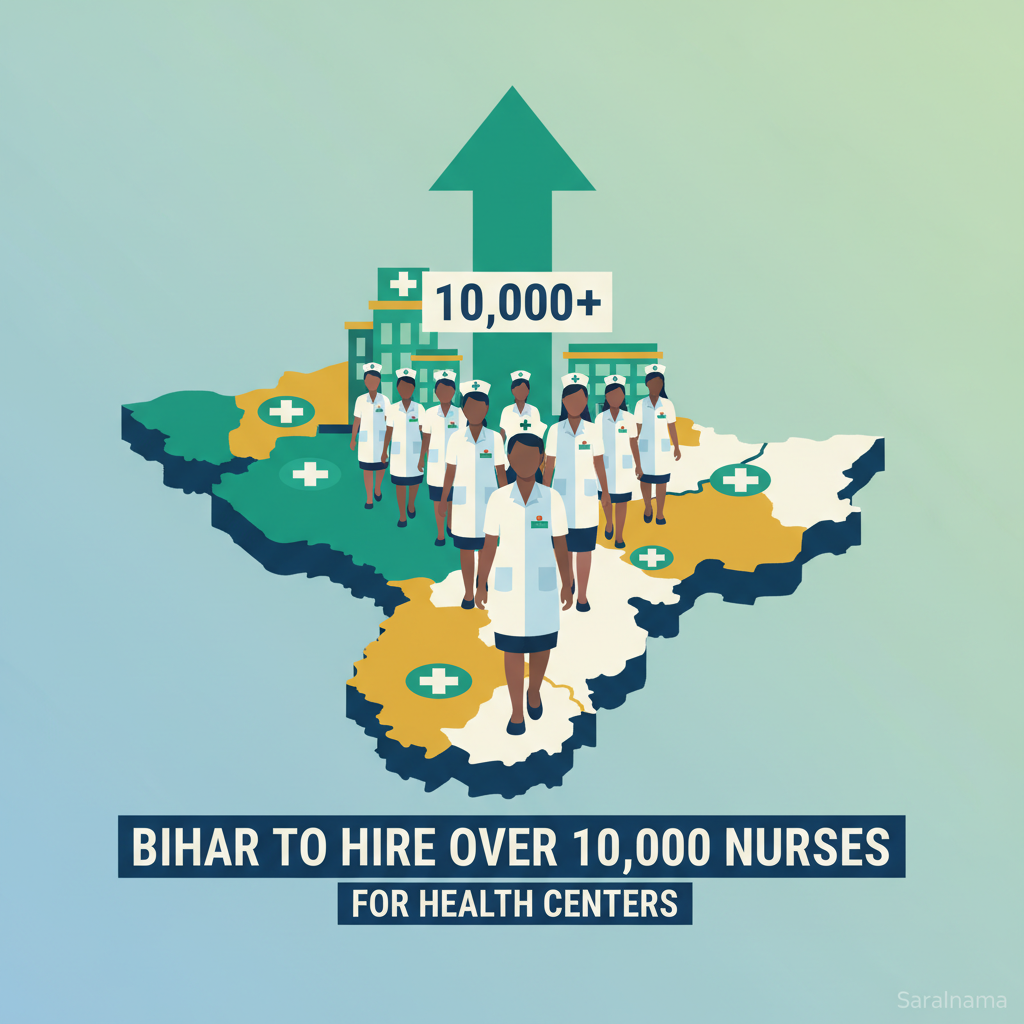 Bihar to Hire Over 10,000 Nurses for Health Centers