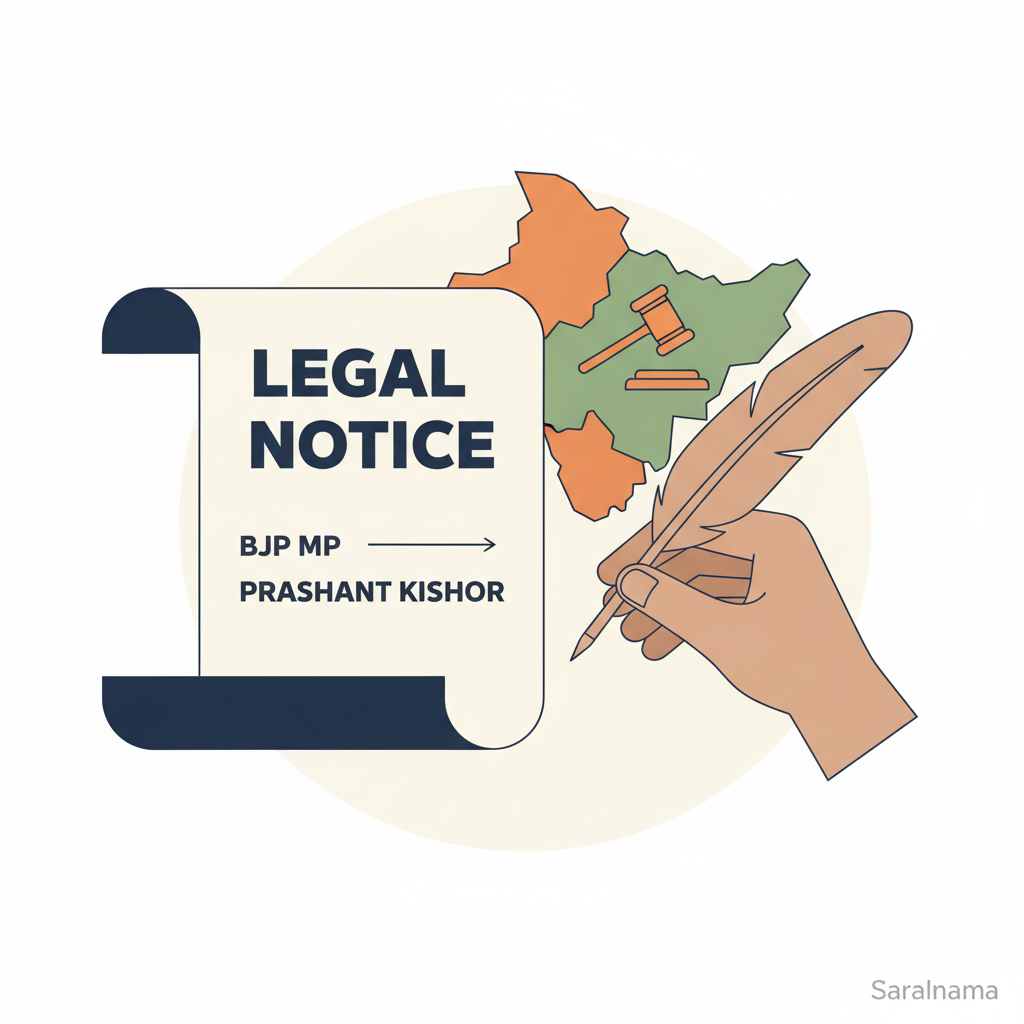 BJP MP Sends Legal Notice to Prashant Kishor