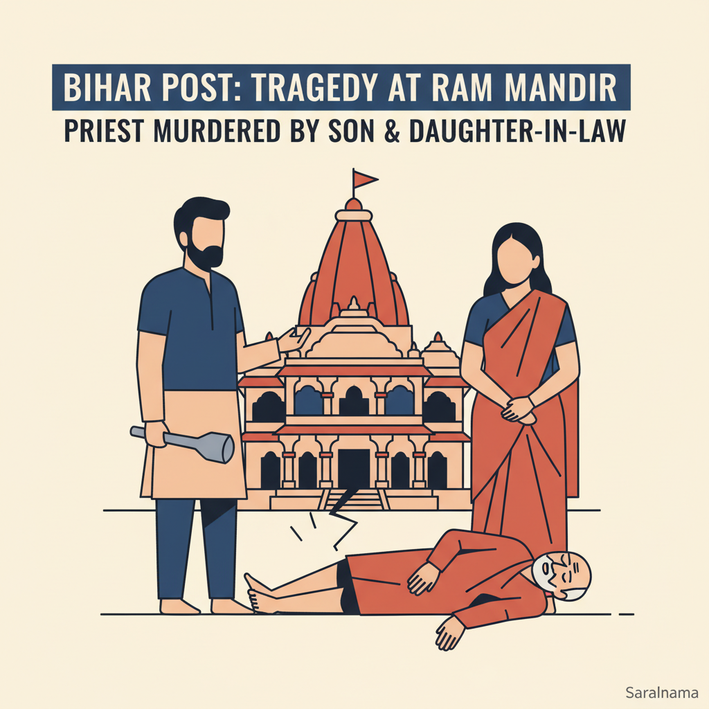 Ram Mandir Priest Murdered by Son and Daughter-in-law