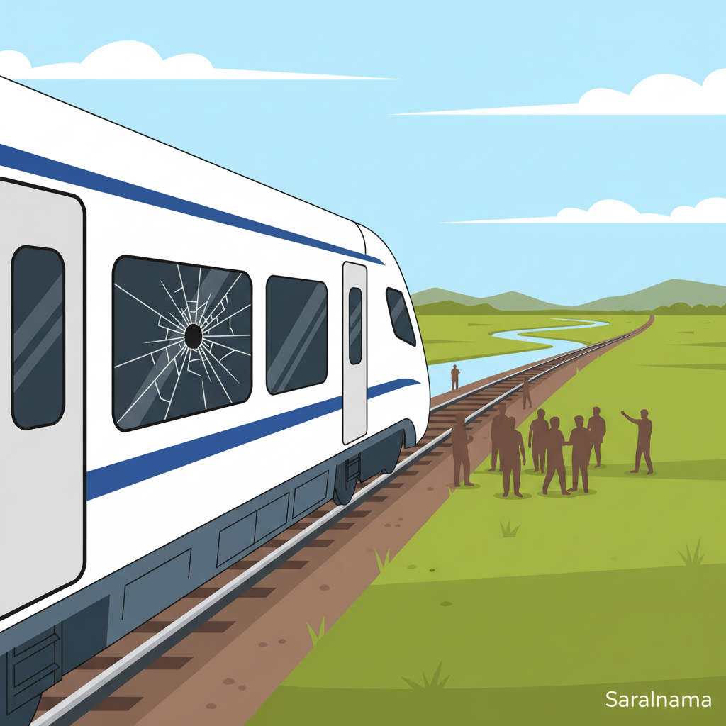 Vande Bharat Train Attacked in Bihar, Window Broken