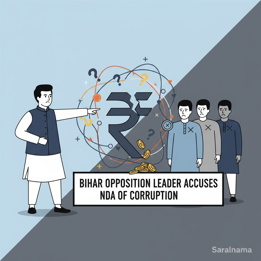 Bihar Opposition Leader Accuses NDA of Corruption