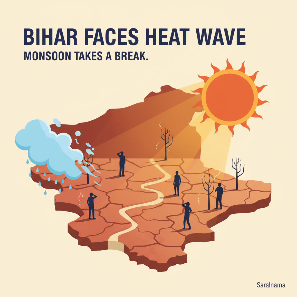 Bihar Faces Heat Wave as Monsoon Takes a Break