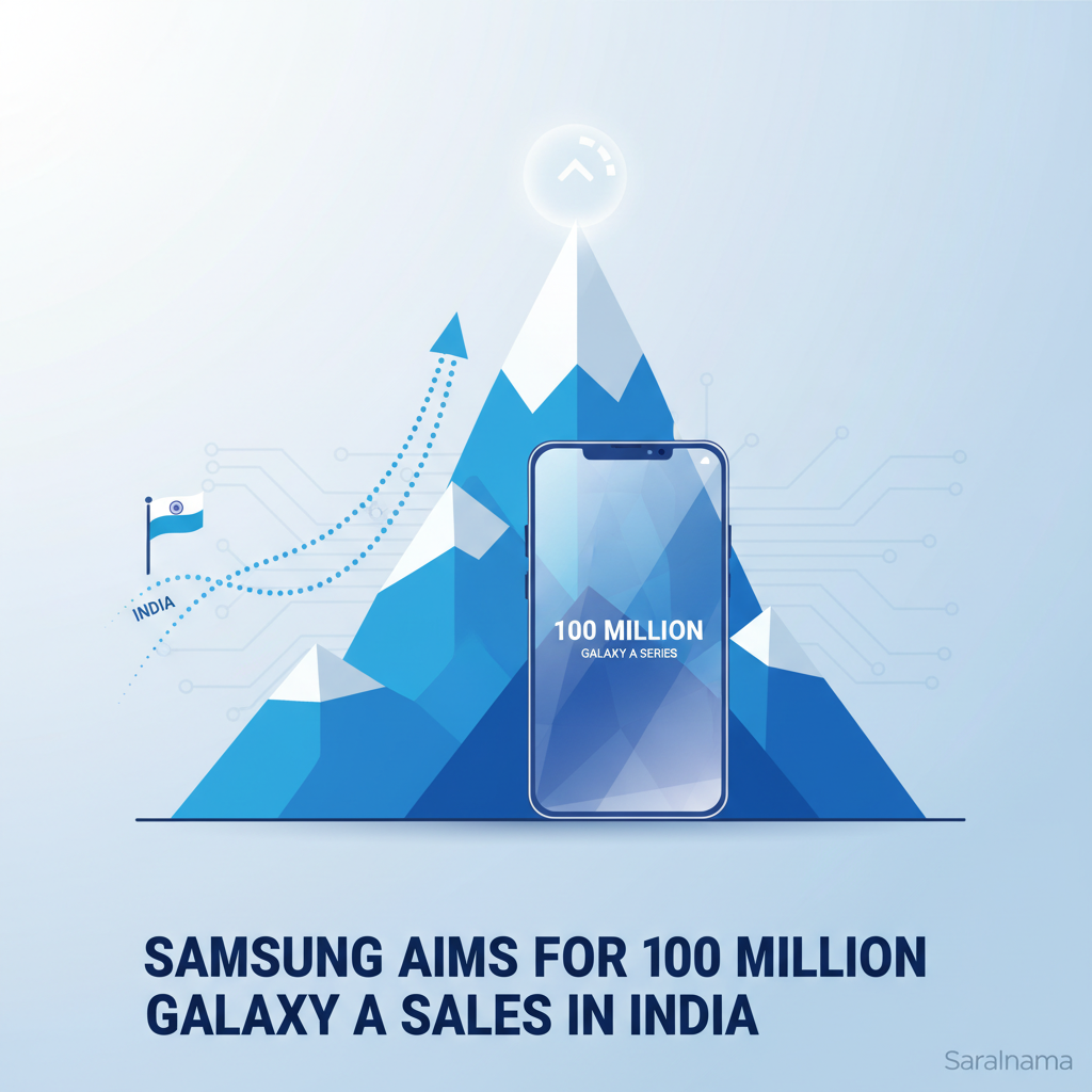 Samsung Aims to Hit 100 Million Galaxy A Series Sales in India