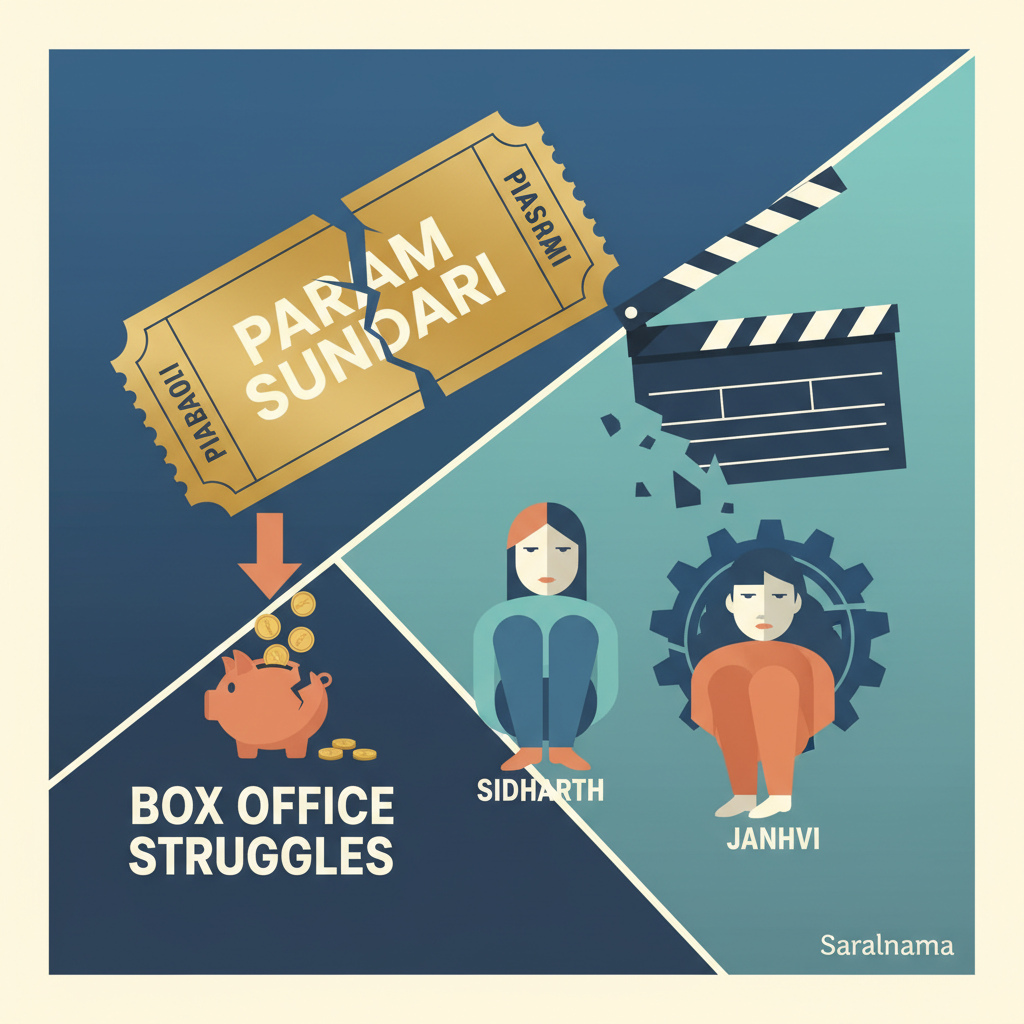 Param Sundari Box Office: Sidharth-Janhvi Film Struggles