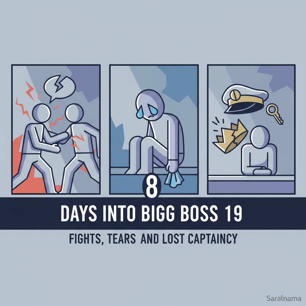 8 Days Into Bigg Boss 19: Fights, Tears, and Lost Captaincy