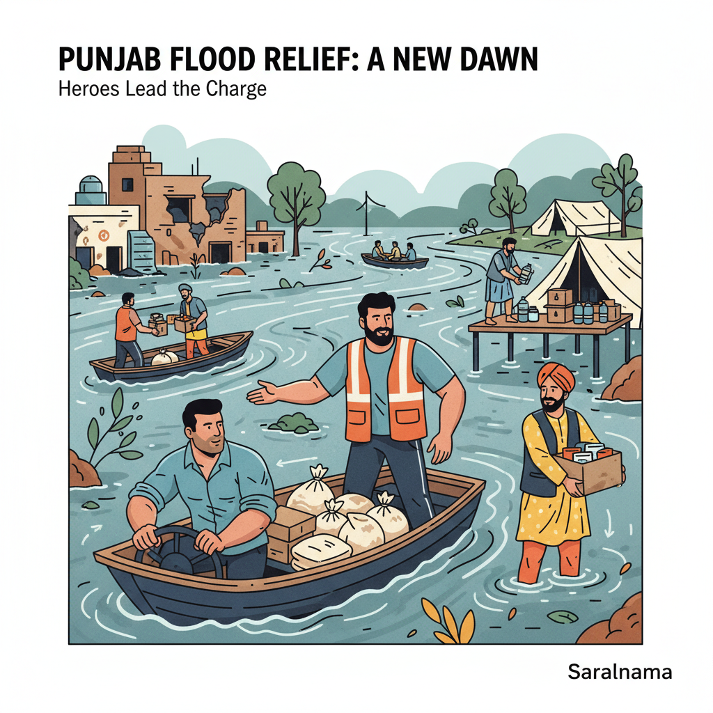 Sanjay Dutt, Sonu Sood, Diljit Dosanjh and more drive flood relief action in devastated Punjab