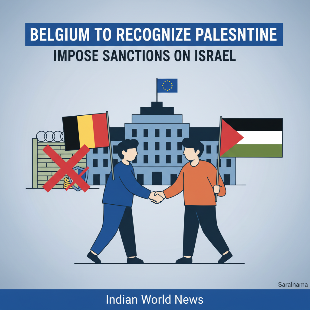 Belgium to Recognize Palestine, Impose Sanctions on Israel