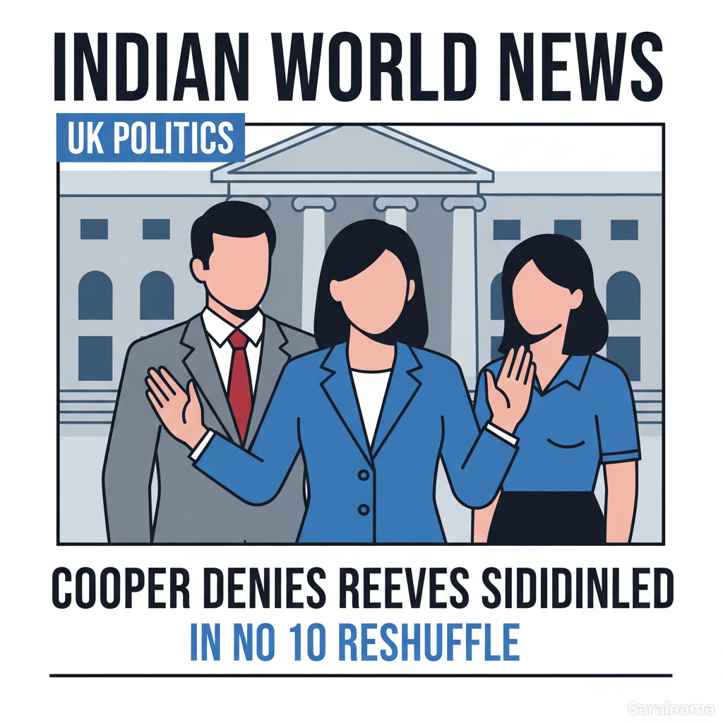 UK Politics: Cooper Denies Reeves Sidelined in No 10 Reshuffle