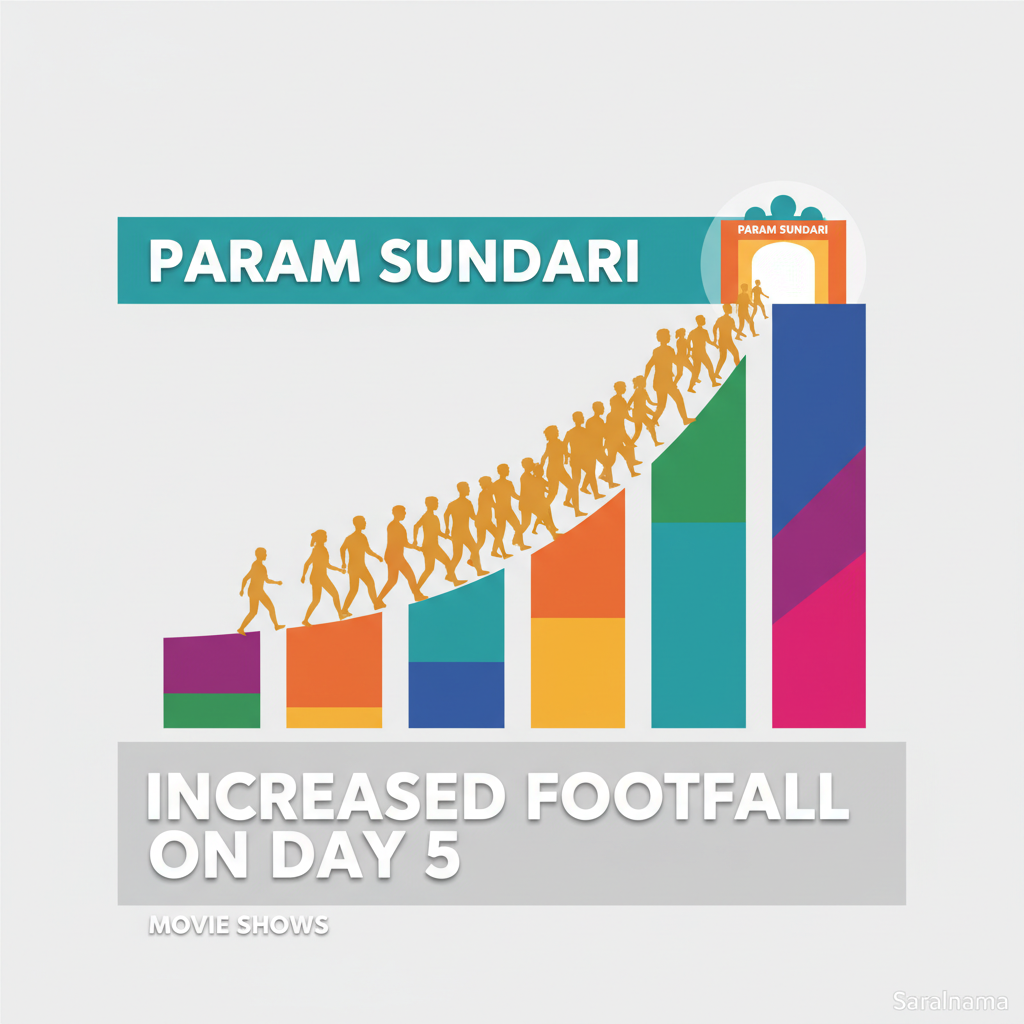 Param Sundari Movie Shows Increased Footfall on Day 5