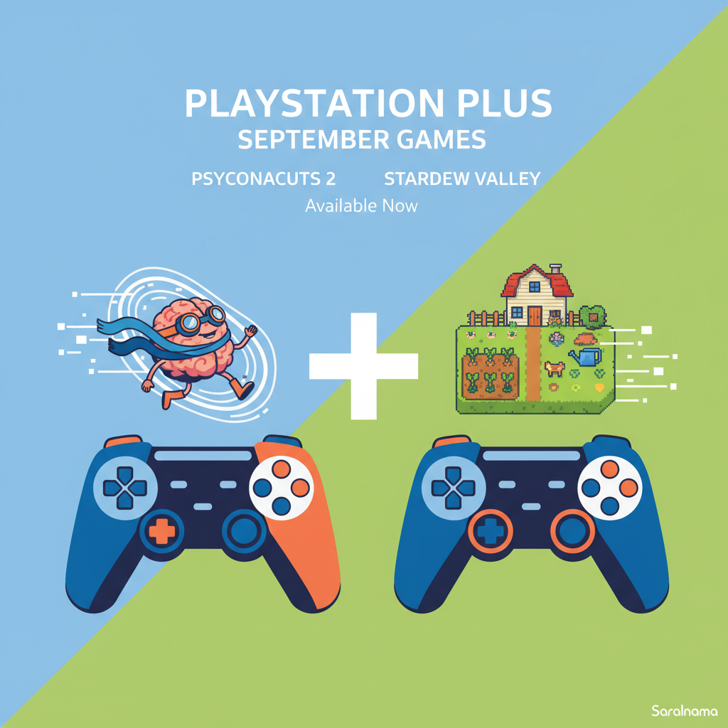 PlayStation Plus September Games: Psychonauts 2, Stardew Valley