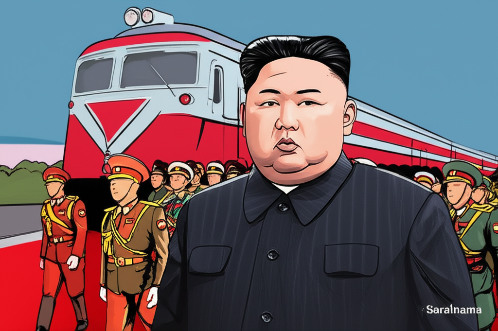 Kim Jong Un Arrives in China by Train for Beijing Military Parade