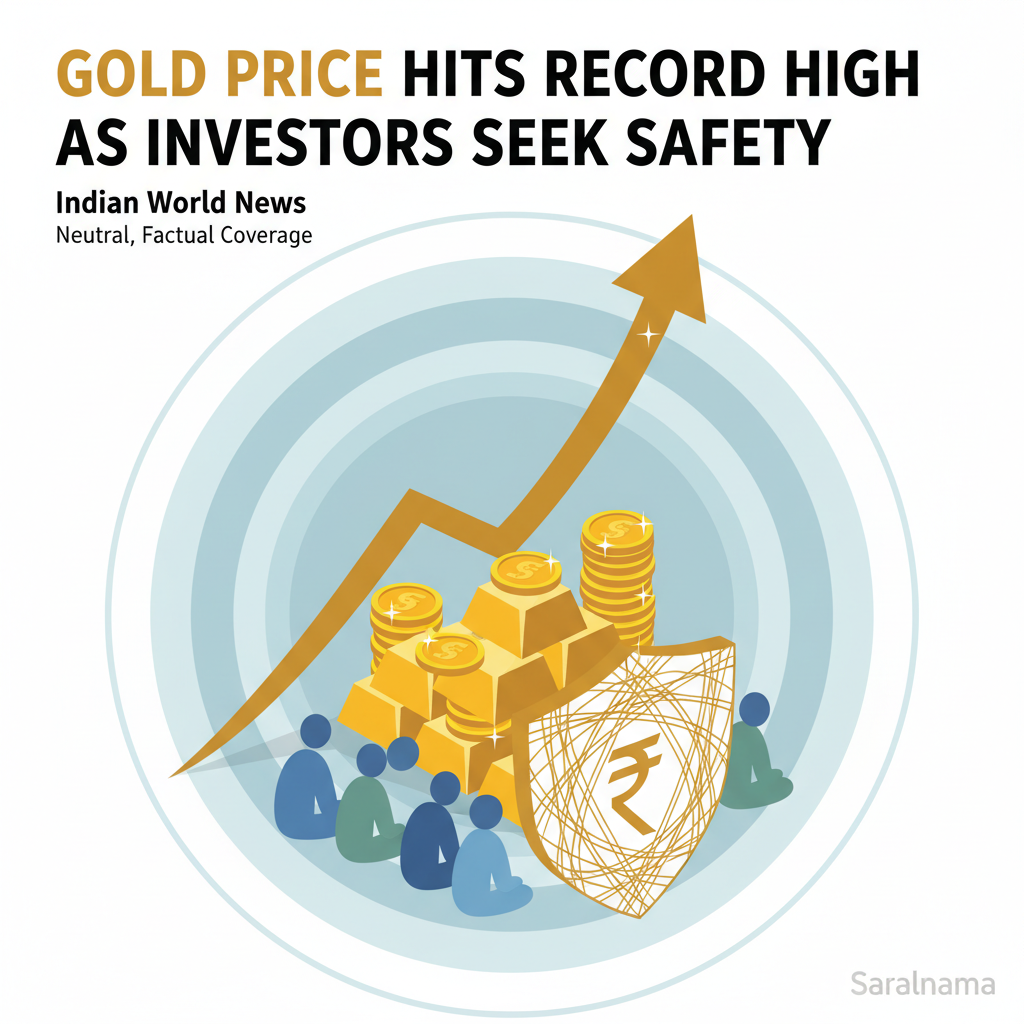 Gold Price Hits Record High as Investors Seek Safety