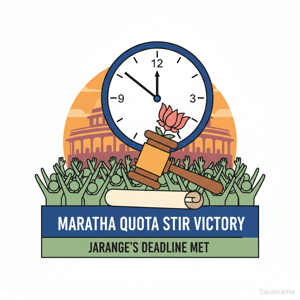 9 PM Deadline: Maratha Activist Jarange's Quota Stir Victory