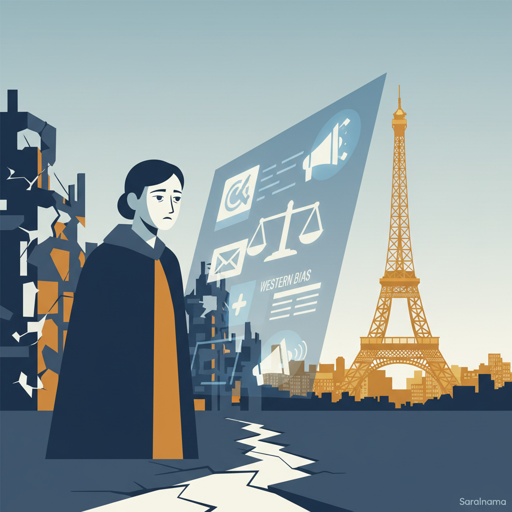 Gaza Survivor Witnesses Western Bias in Paris