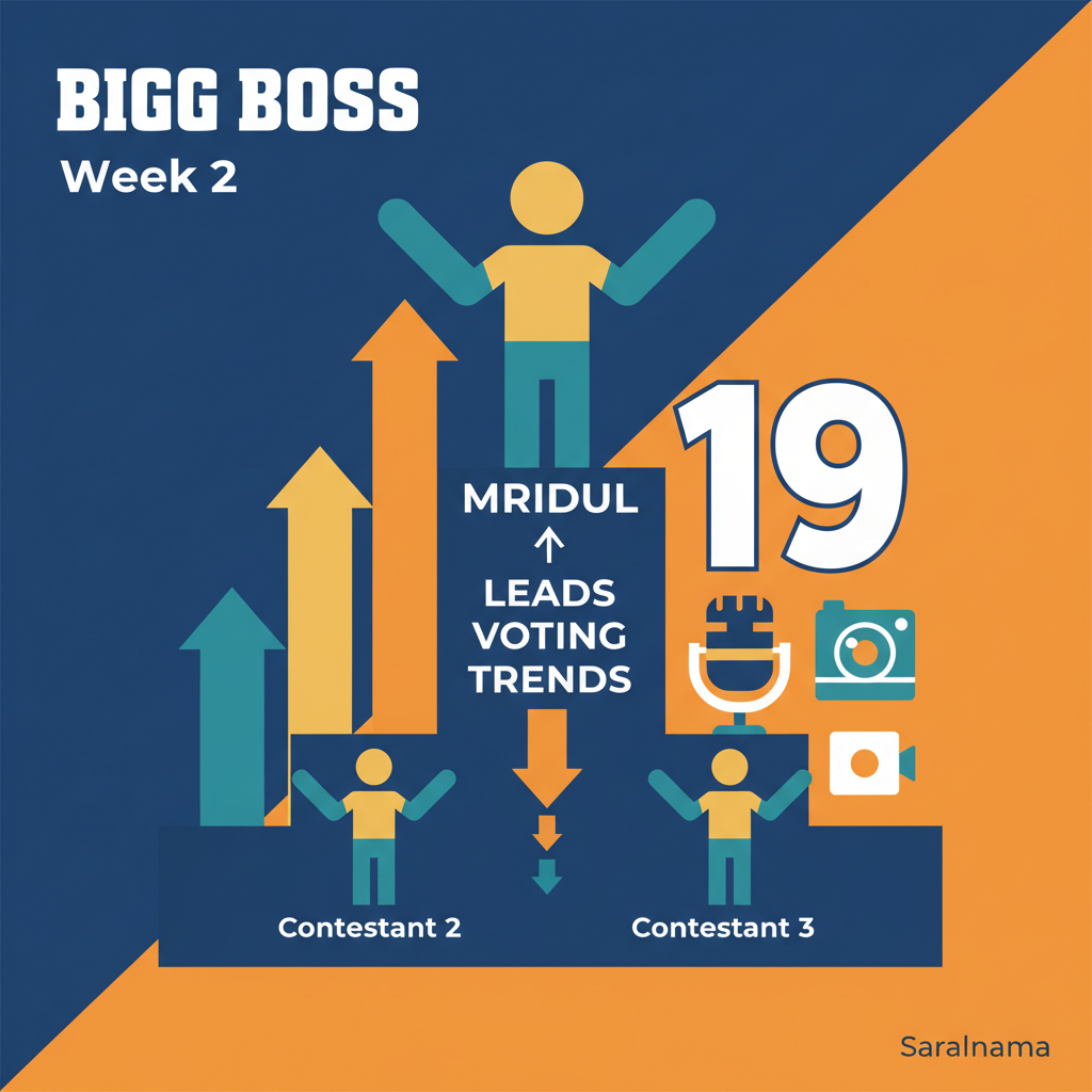 Bigg Boss 19 Week 2: Mridul Leads Voting Trends
