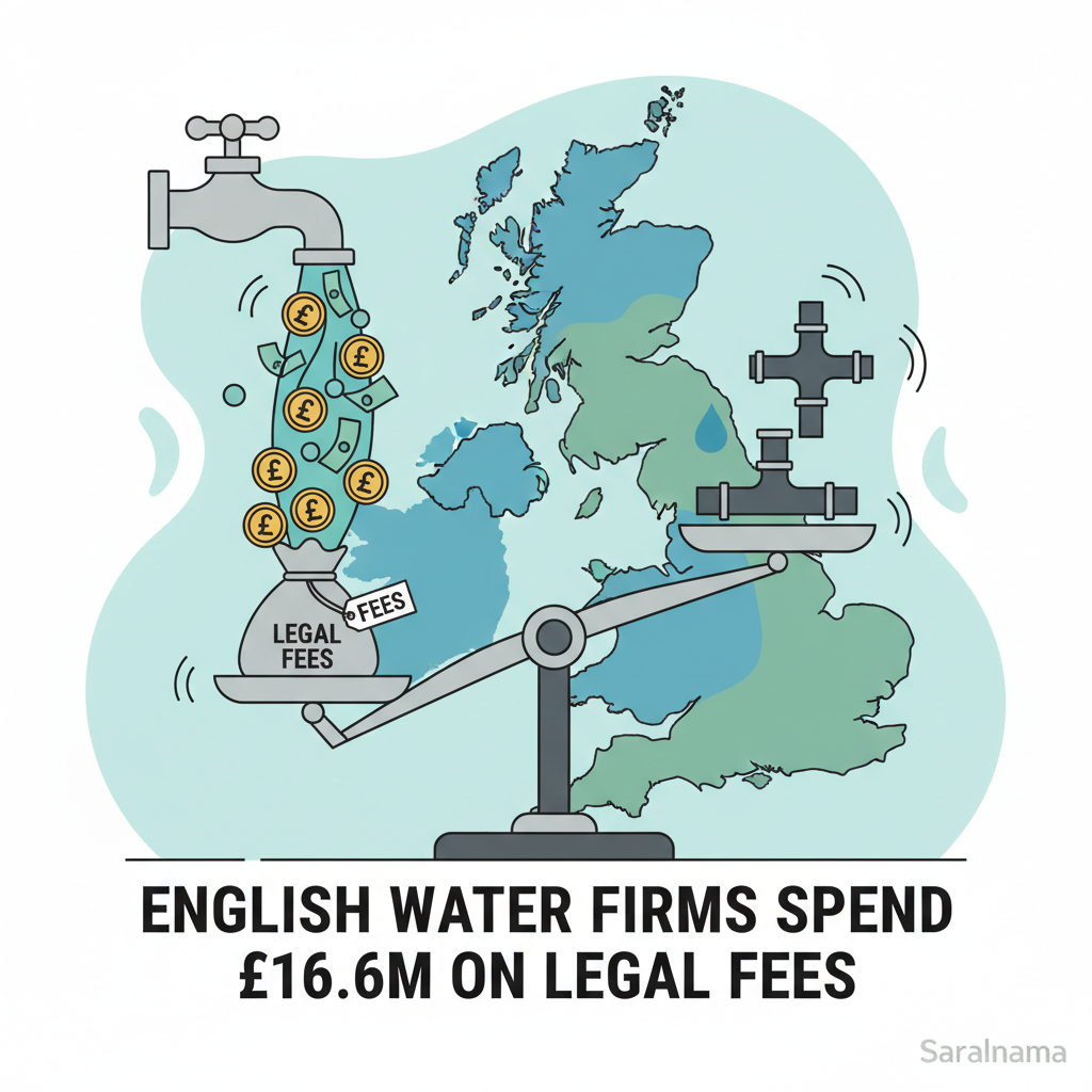 English Water Firms Spend £16.6m on Legal Fees