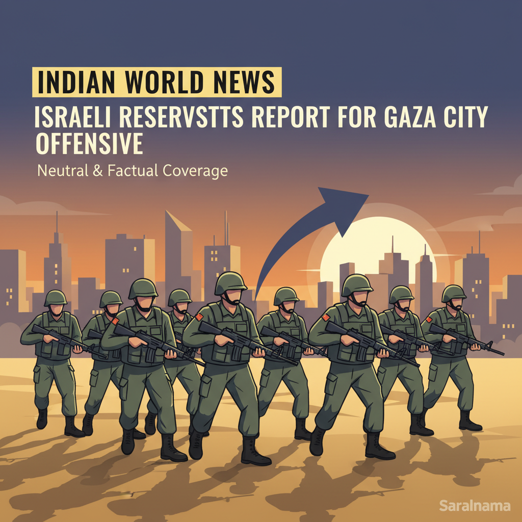 Israeli Reservists Report for Gaza City Offensive