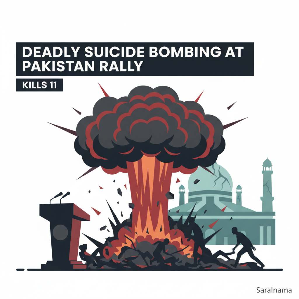 Deadly Suicide Bombing at Pakistan Rally Kills 11