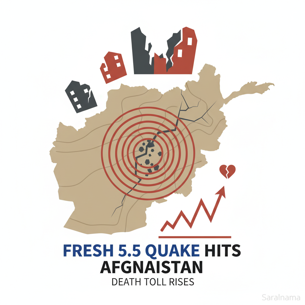 Fresh 5.5 Quake Hits Afghanistan, Death Toll Rises