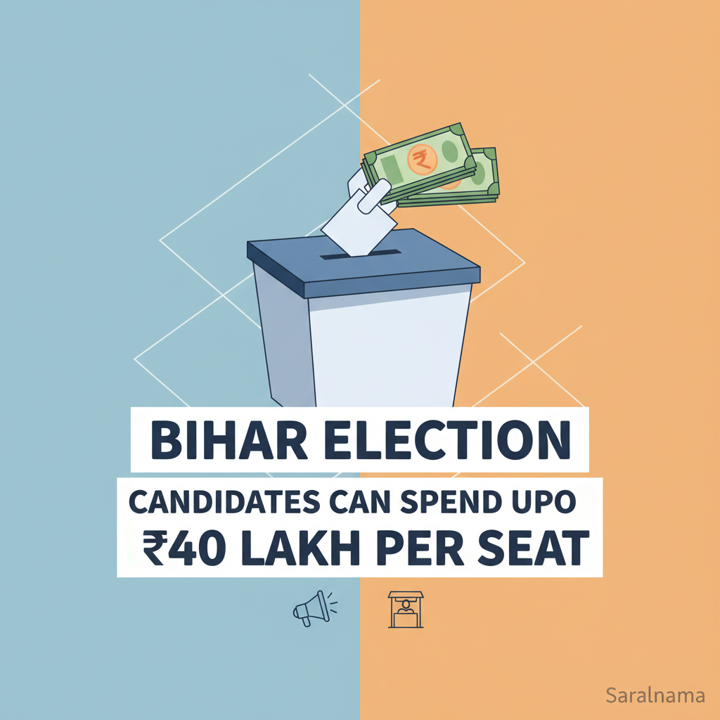 Bihar Election: Candidates Can Spend Up to ₹40 Lakh Per Seat