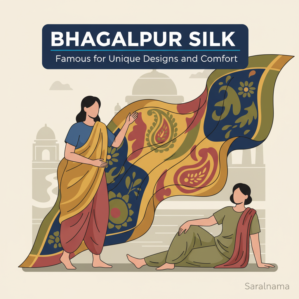 Bhagalpur Silk: Famous for Unique Designs and Comfort
