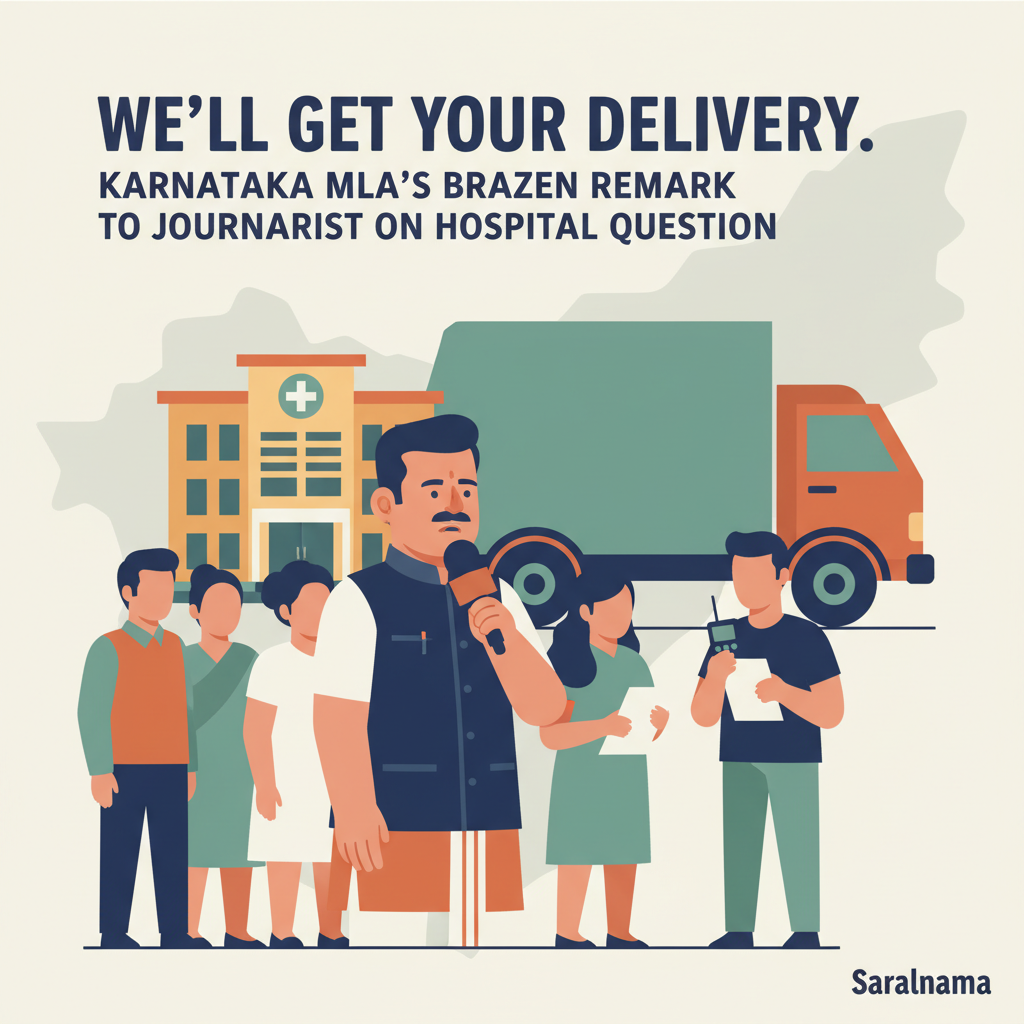 &#x27;We&#x27;ll Get Your Delivery&#x27;: Karnataka MLA&#x27;s Brazen Remark To Journalist On Hospital Question