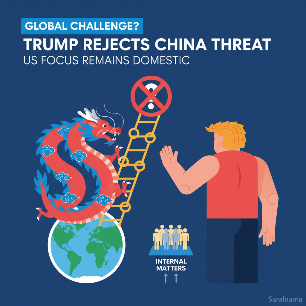Trump rejects that China posing challenge to US on world stage