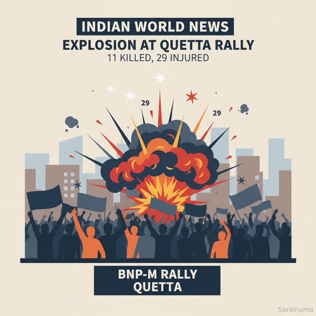 Explosion at BNP-M Rally in Quetta Kills 11, Injures 29