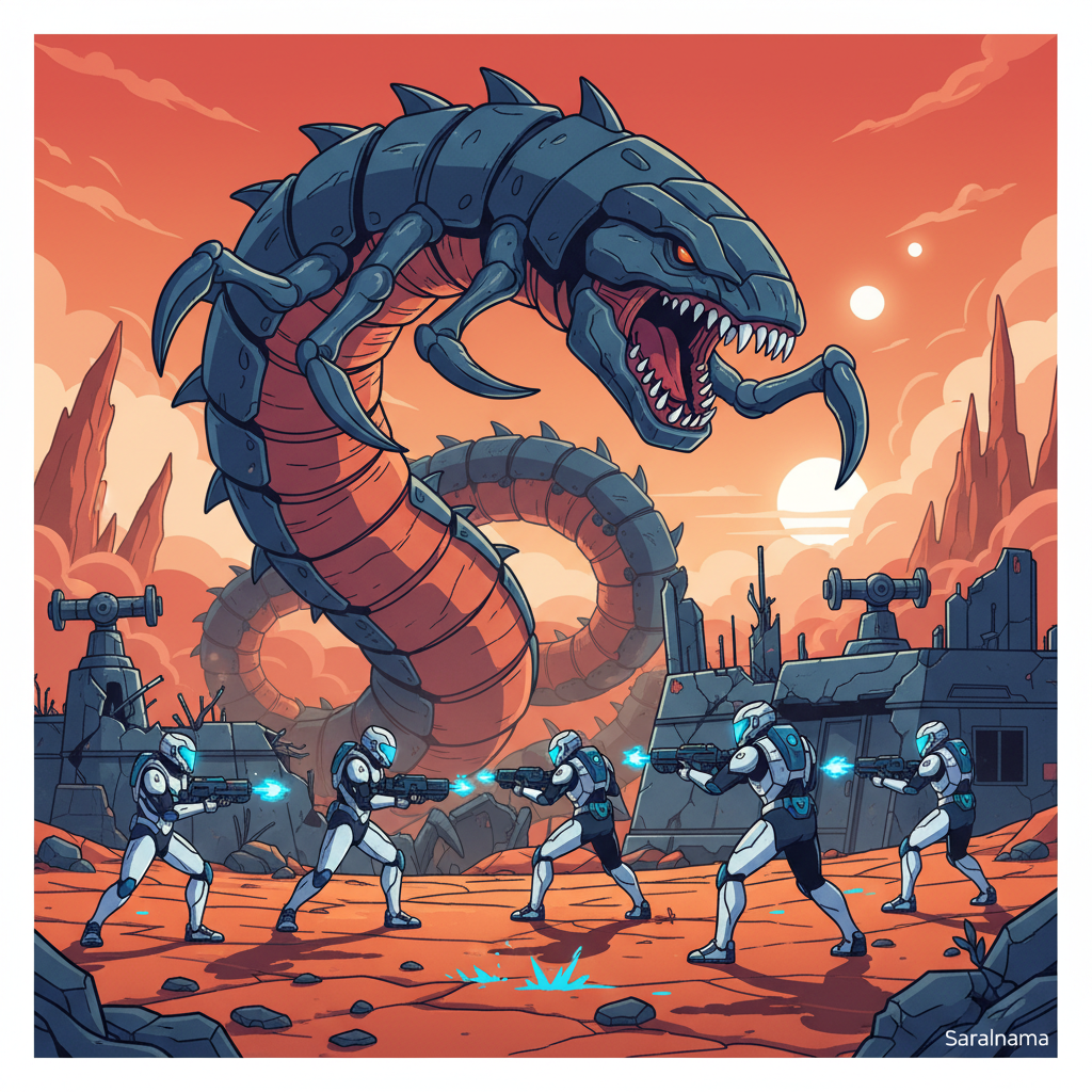 Giant Worm Boss Added to Helldivers 2 Game
