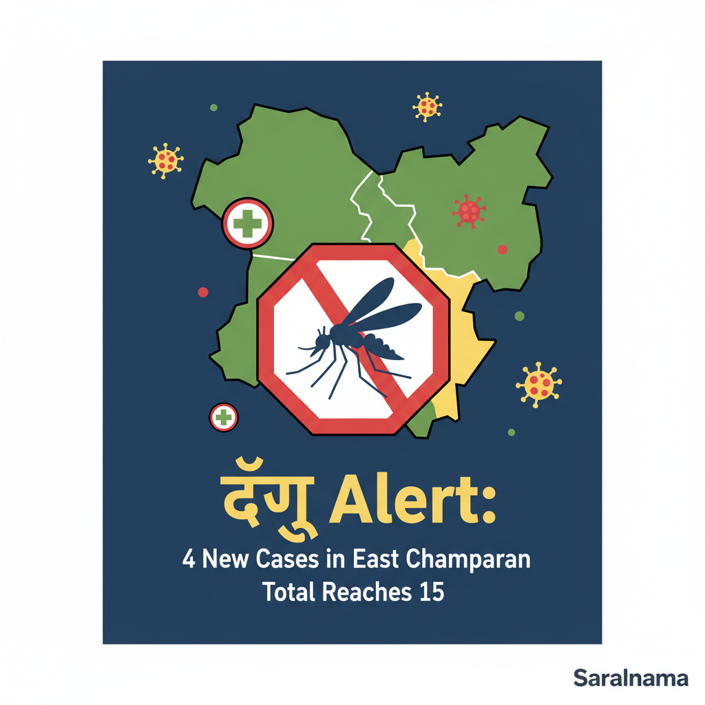 डेंगू Alert: 4 New Cases in East Champaran, Total Reaches 15