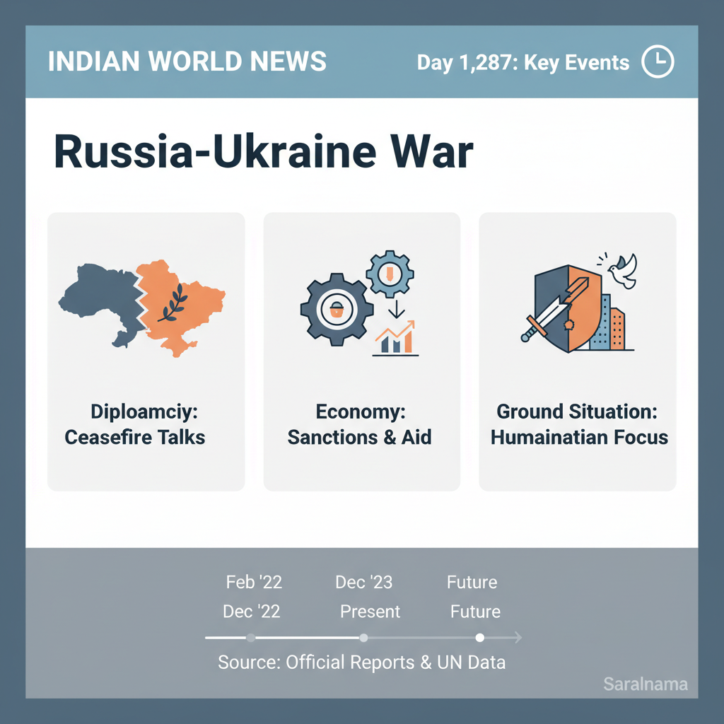 Russia-Ukraine War: Day 1,287 Key Events