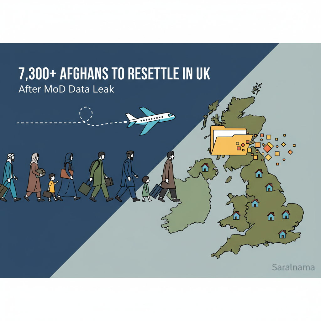 7,300+ Afghans to Resettle in UK After MoD Data Leak