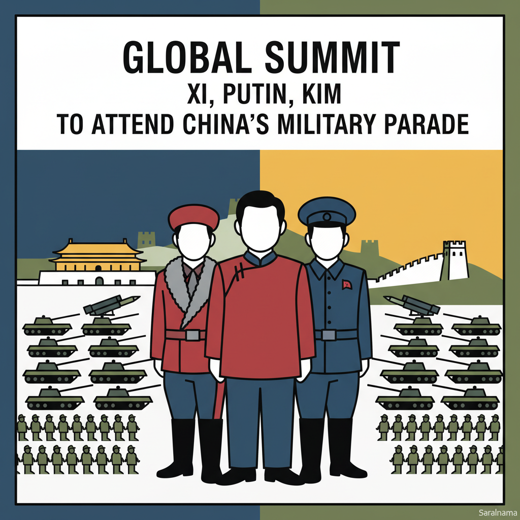 Xi, Putin, Kim to Attend China's Largest Military Parade