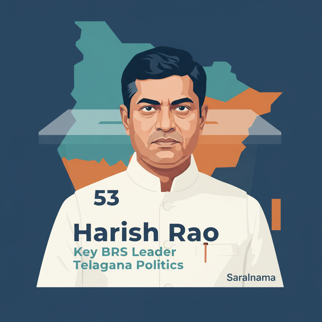 53-Year-Old Harish Rao: Key BRS Leader in Telangana Politics