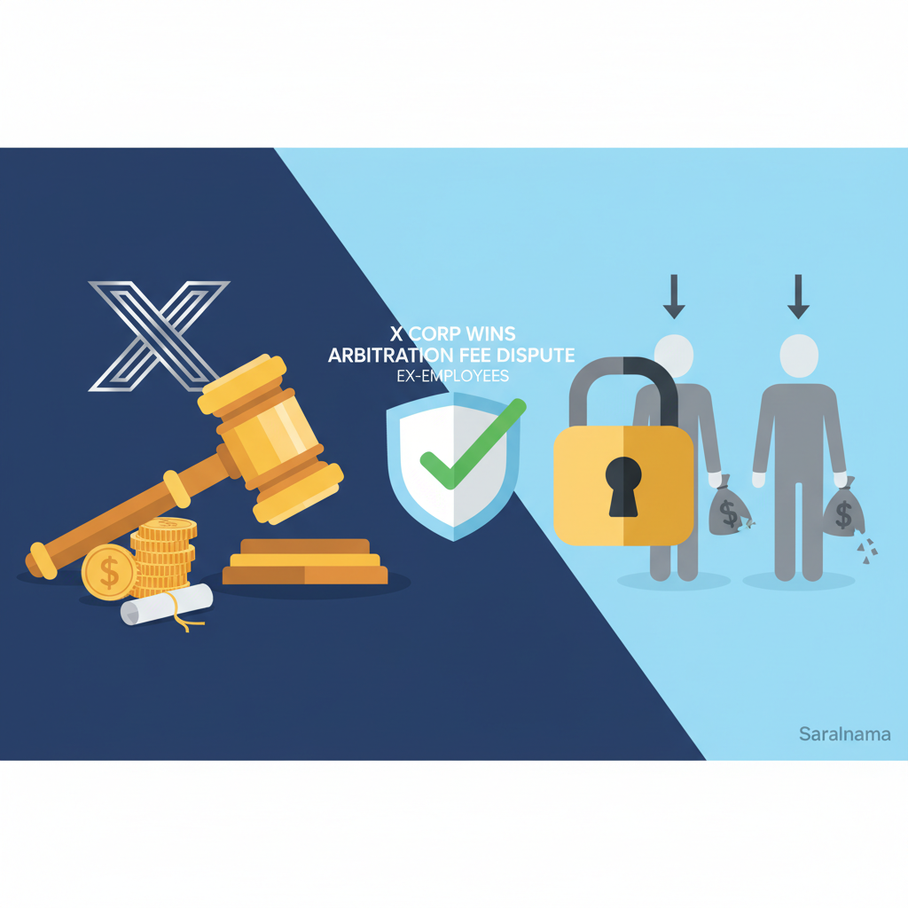 X Corp Wins Arbitration Fee Dispute with Ex-Employees