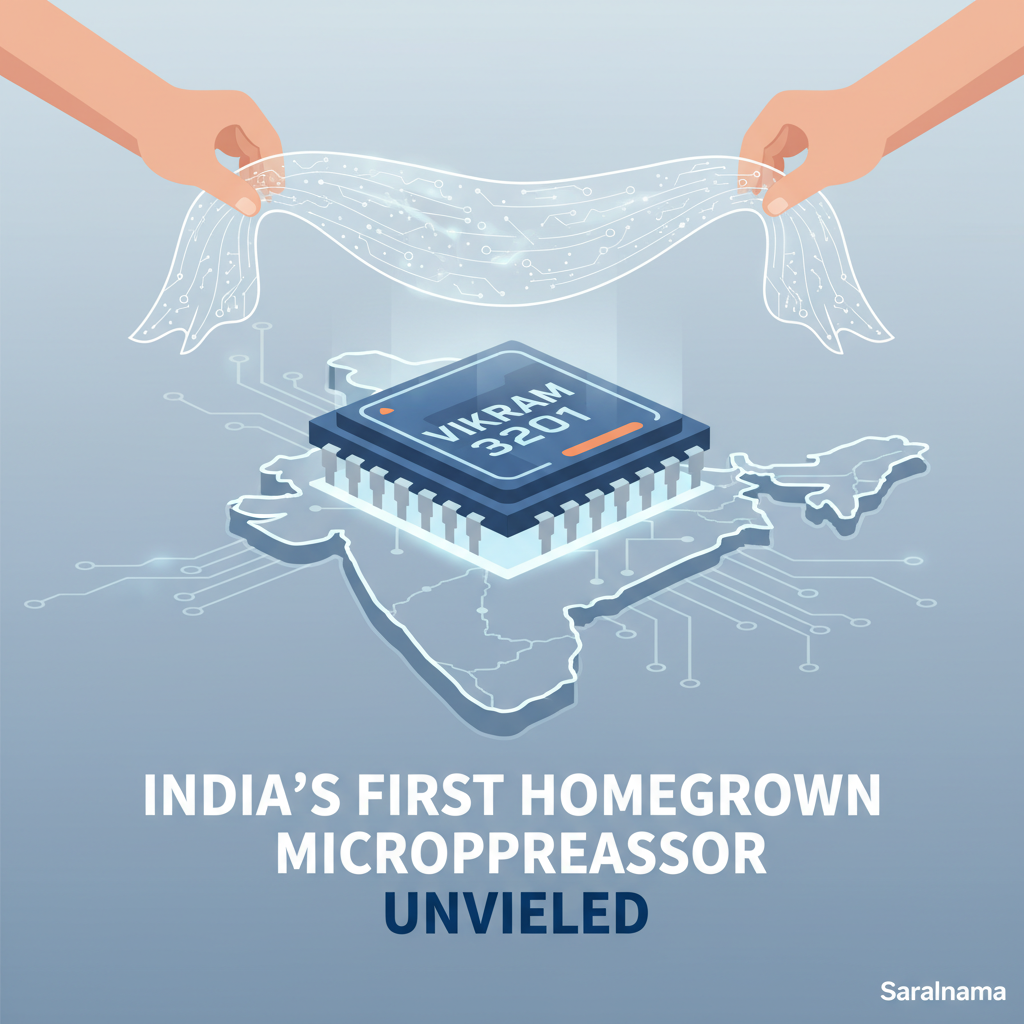 India's First Homegrown Microprocessor Vikram 3201 Unveiled