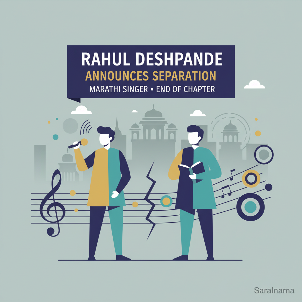Marathi Singer Rahul Deshpande Announces Separation from Wife